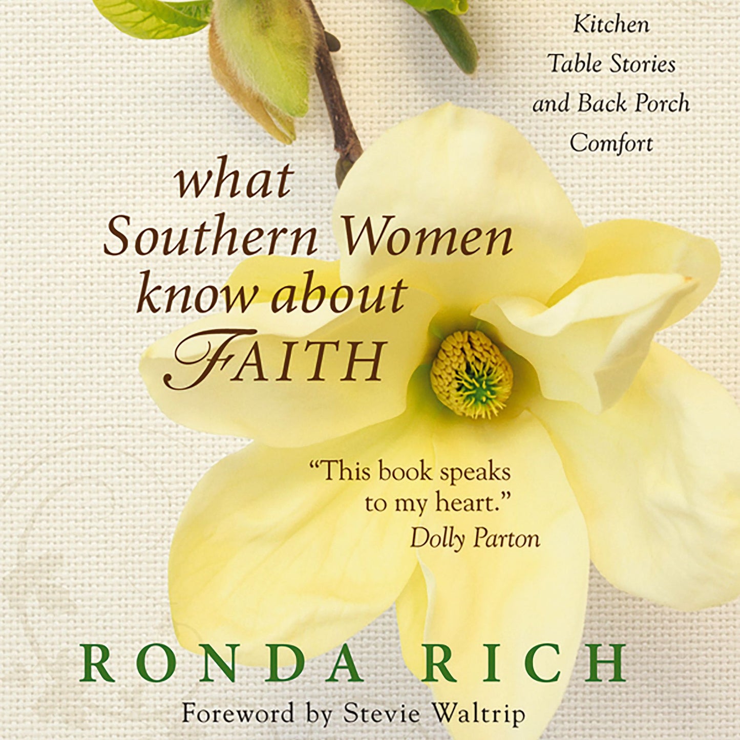 What Southern Women Know about Faith: Kitchen Table Stories and Back Porch Comfort