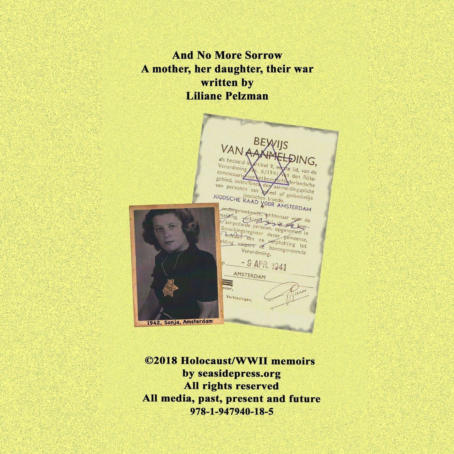 And No More Sorrow: A mother, her daughter, their war