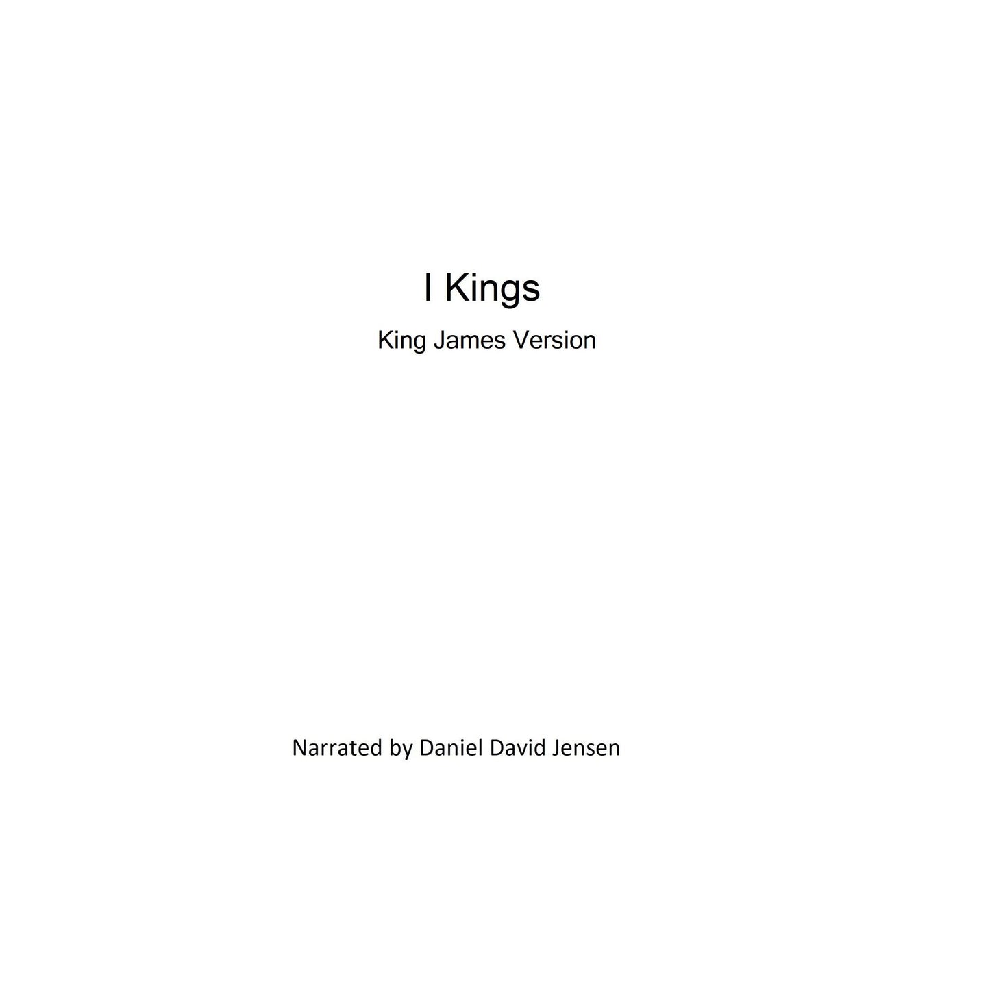I Kings