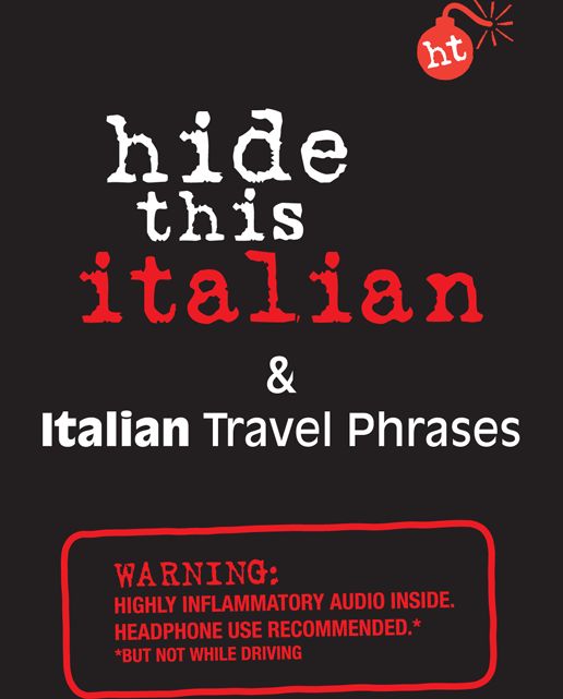 Hide This Italian Book: & Italian Travel Phrases