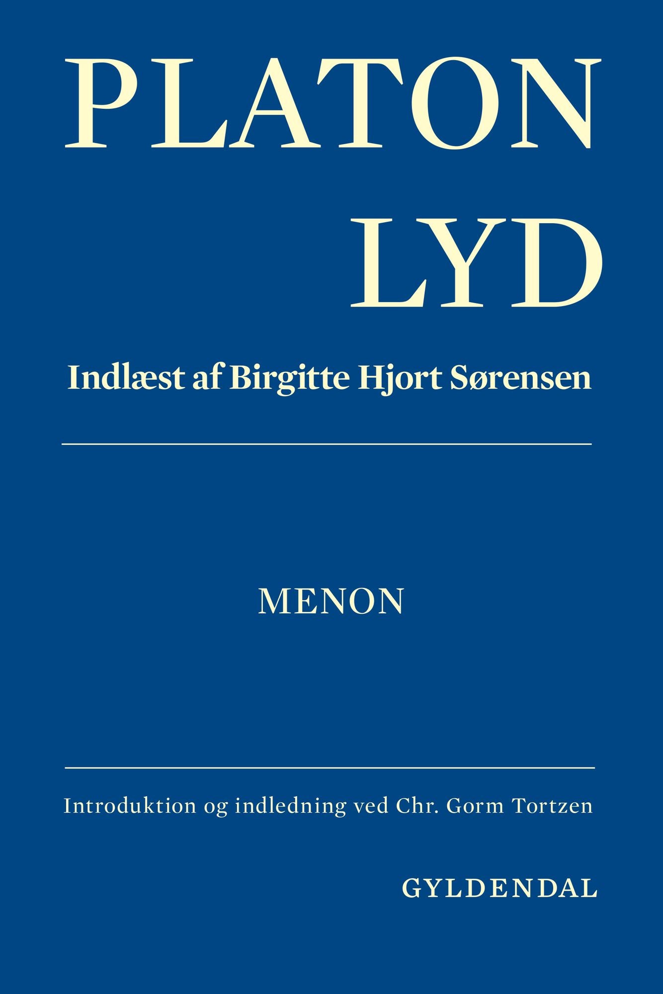 Menon: Indlæst af Birgitte Hjort Sørensen