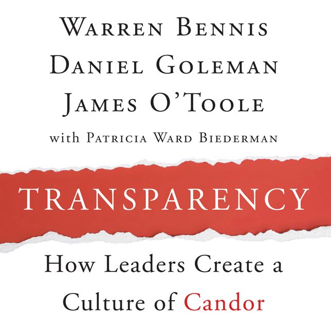 Transparency: Creating a Culture of Candor