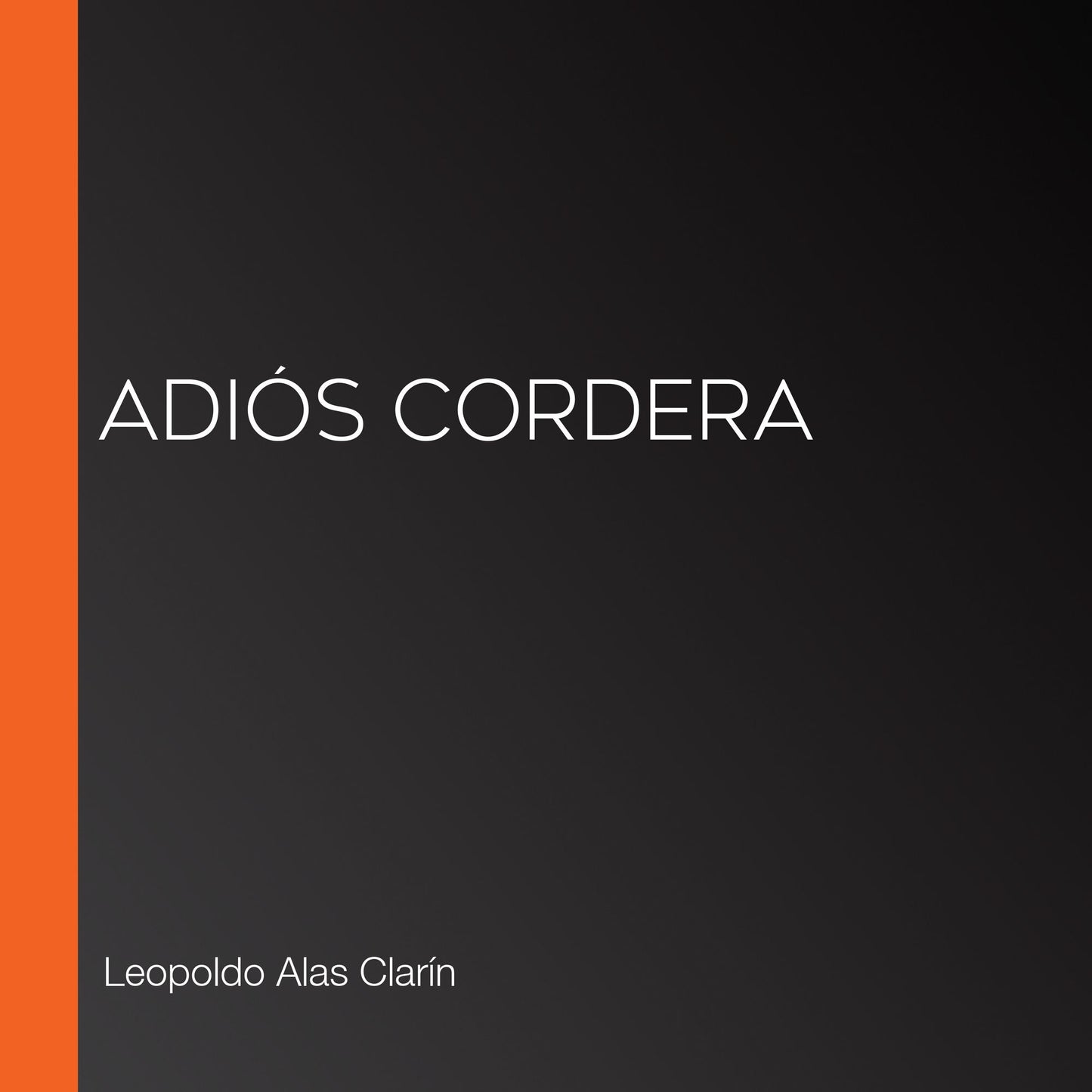 Adiós cordera