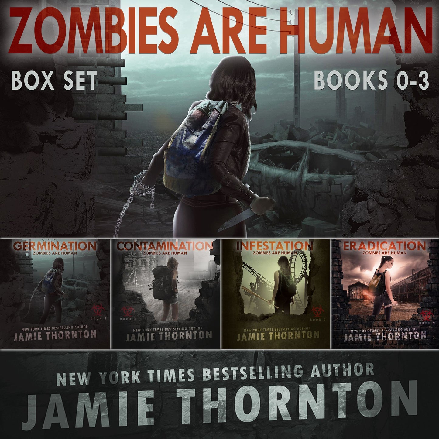 Zombies Are Human (Books 0 - 3): The Complete Post-apocalyptic Box Set
