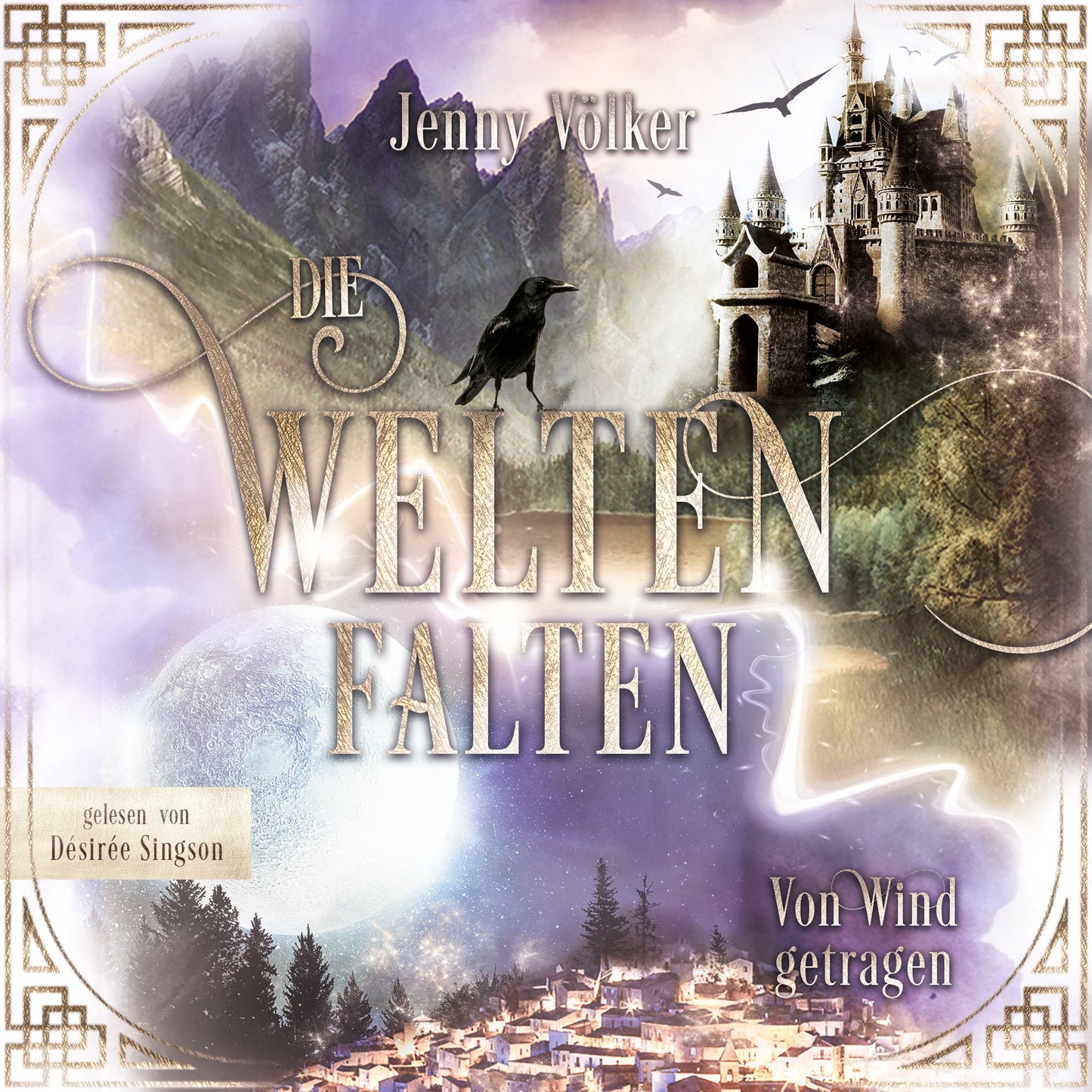 Die Weltenfalten Â¿ Von Wind getragen: Band 2 der Urban Fantasy Hexen Trilogie
