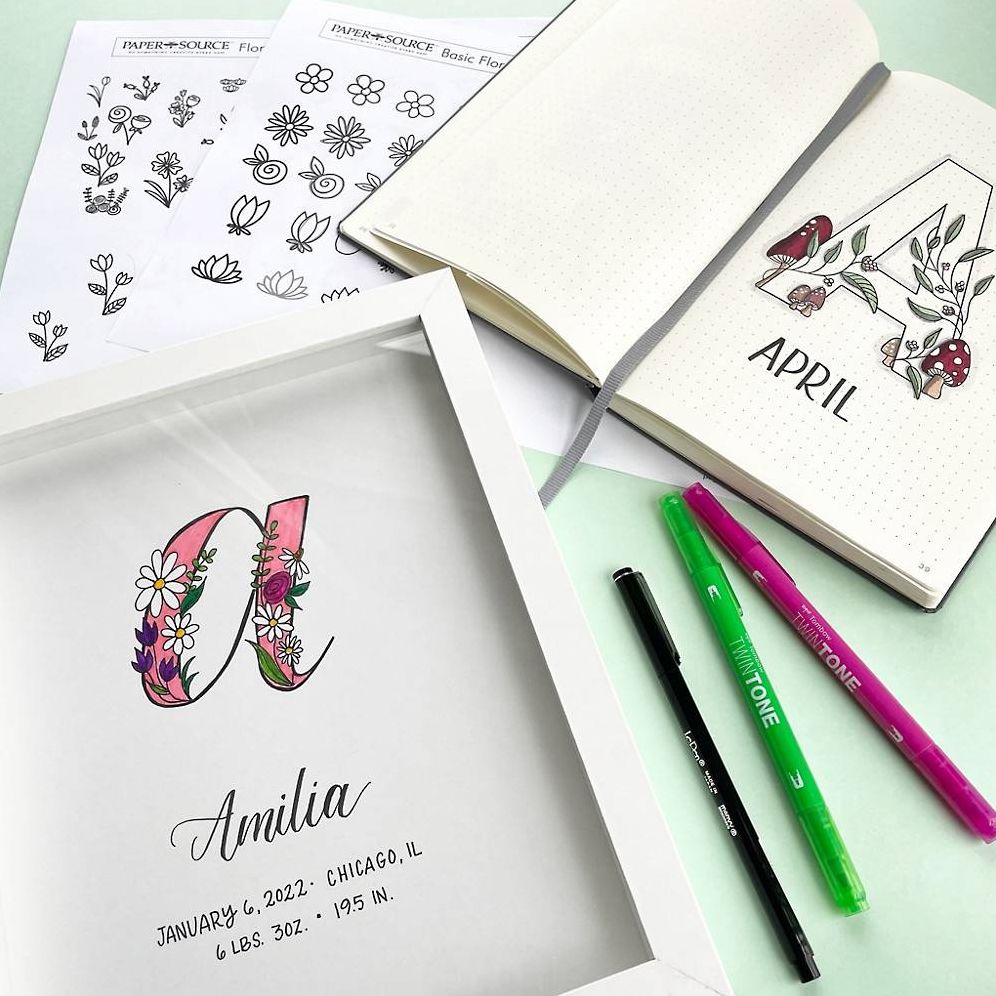 Virtual Workshop: Floral Hand Lettering 4/30