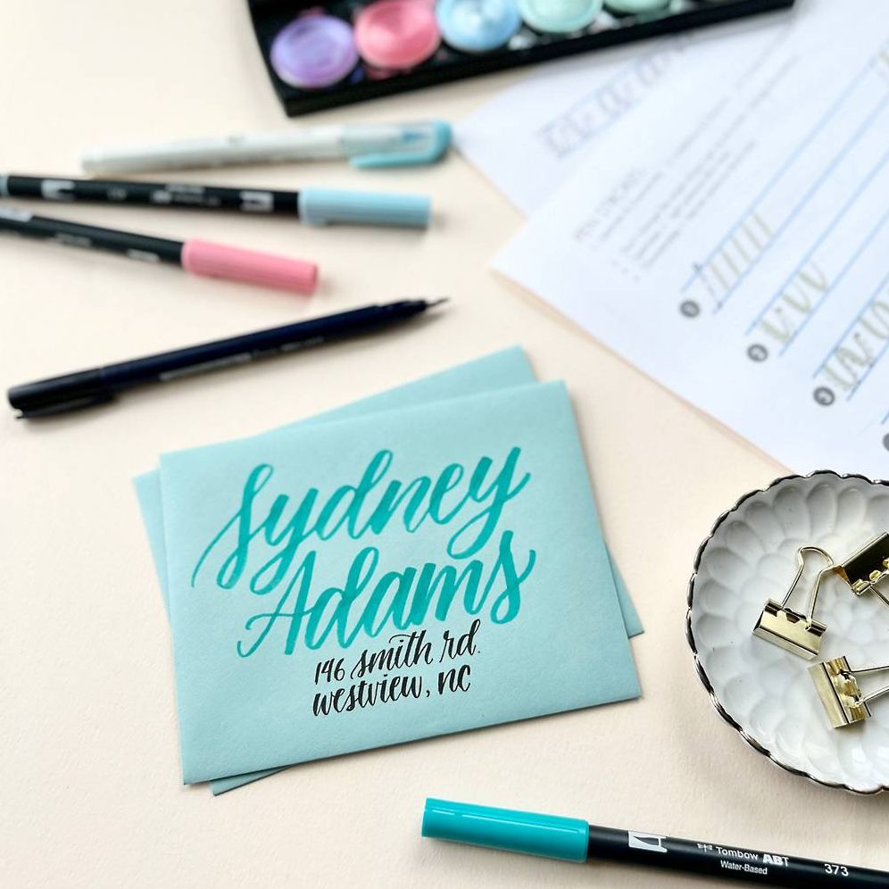 Virtual Workshop: Brush Lettering 7/30