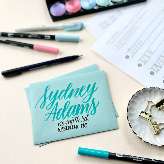 Virtual Workshop: Brush Lettering 7/30