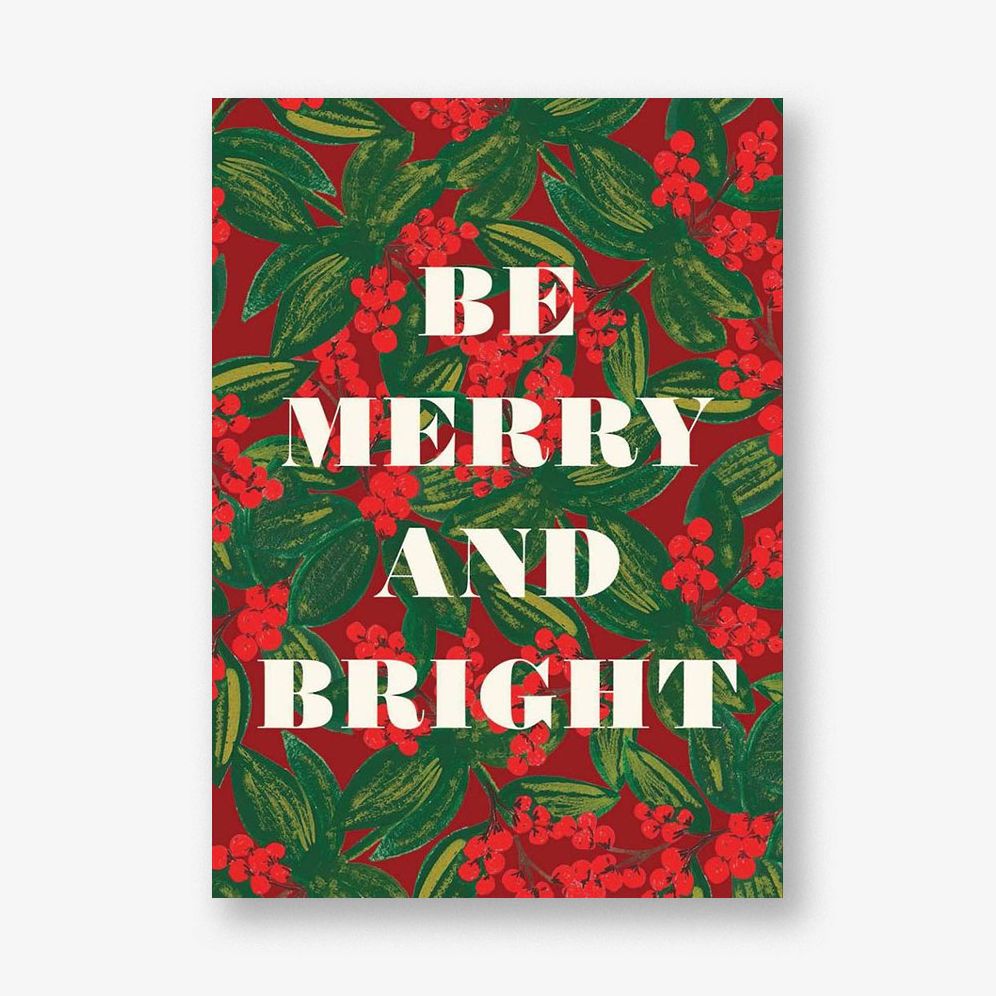 Merry Berry Holiday Card A7 V FLT