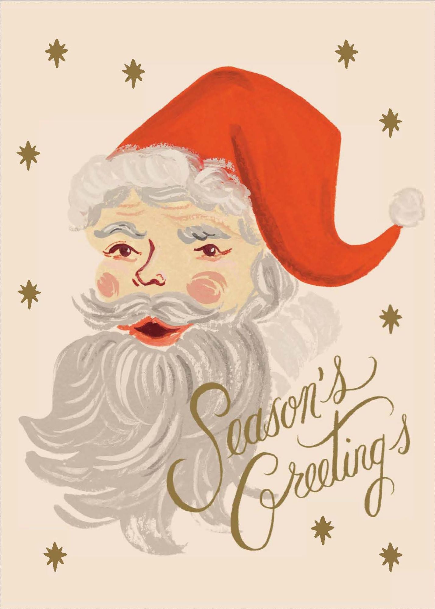 Greetings From Santa Holiday Card A7 V FLT