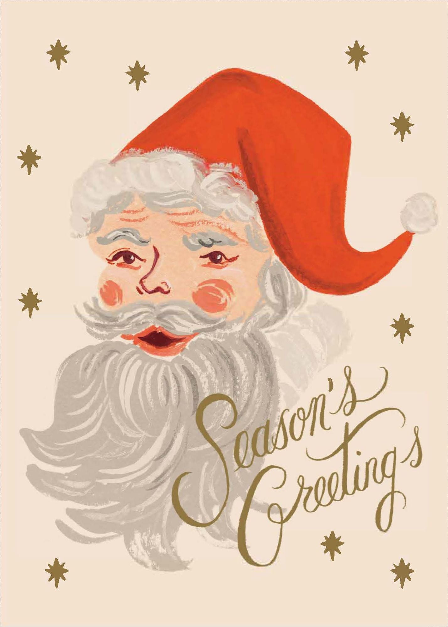 Greetings From Santa Holiday Card A7 V FLT