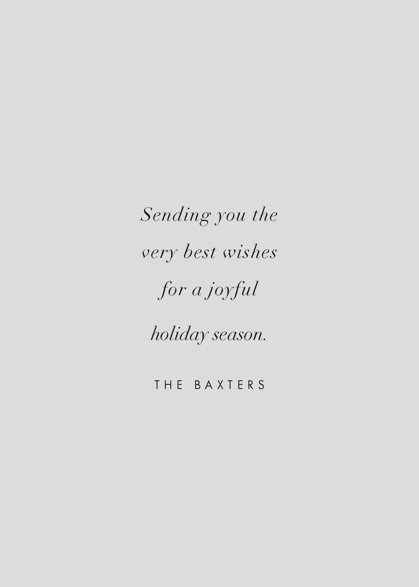 Greetings From Santa Holiday Card A7 V FLT