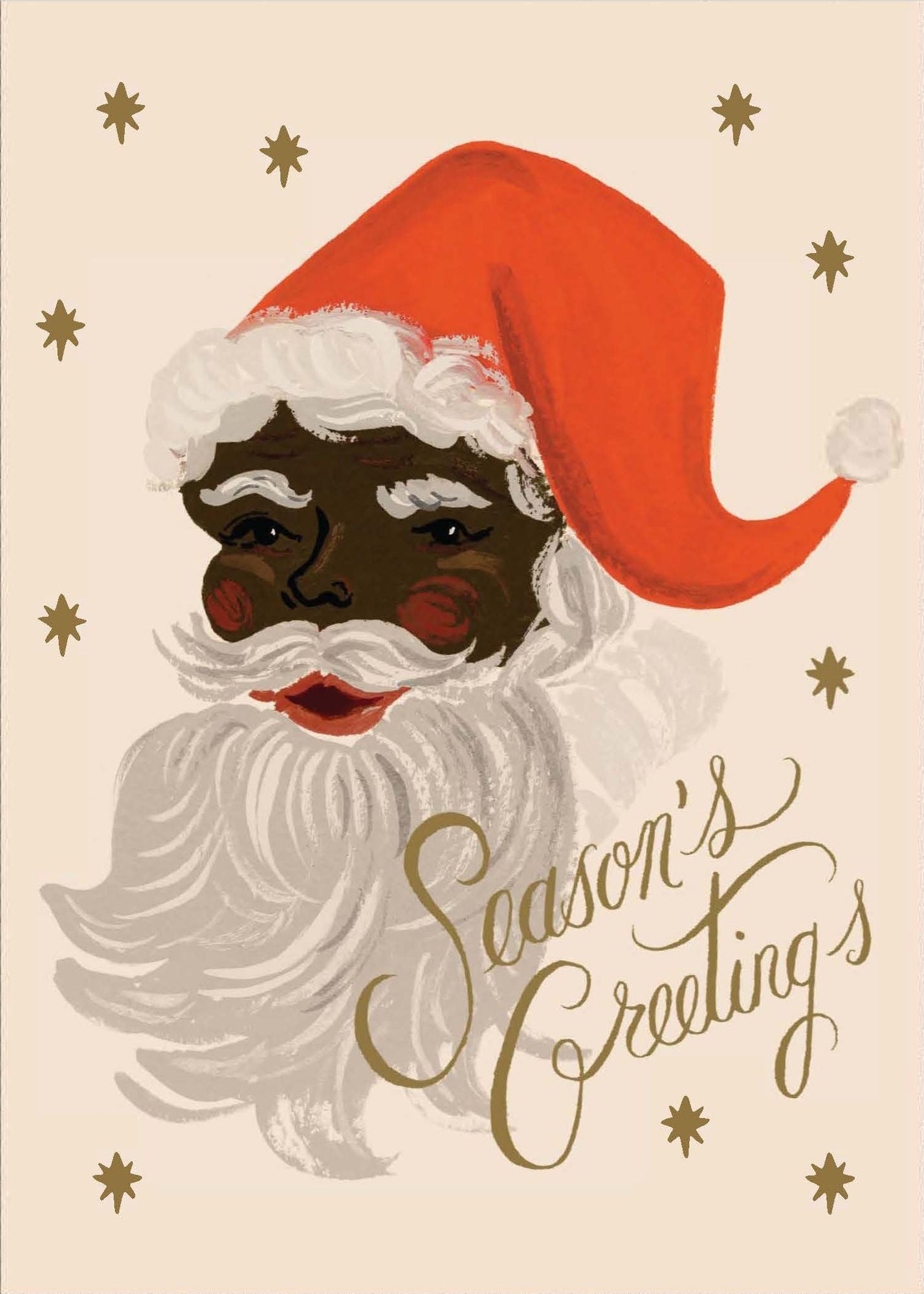 Greetings From Santa Holiday Card A7 V FLT