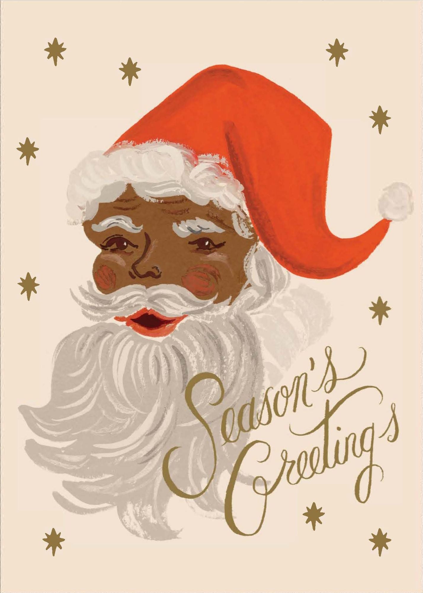 Greetings From Santa Holiday Card A7 V FLT