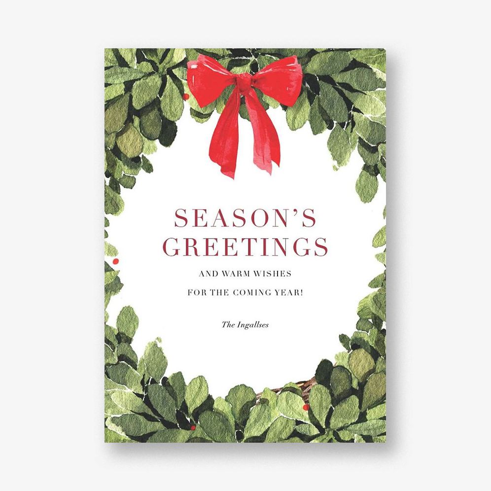 Berry Treasure Holiday Card A7 V FLT