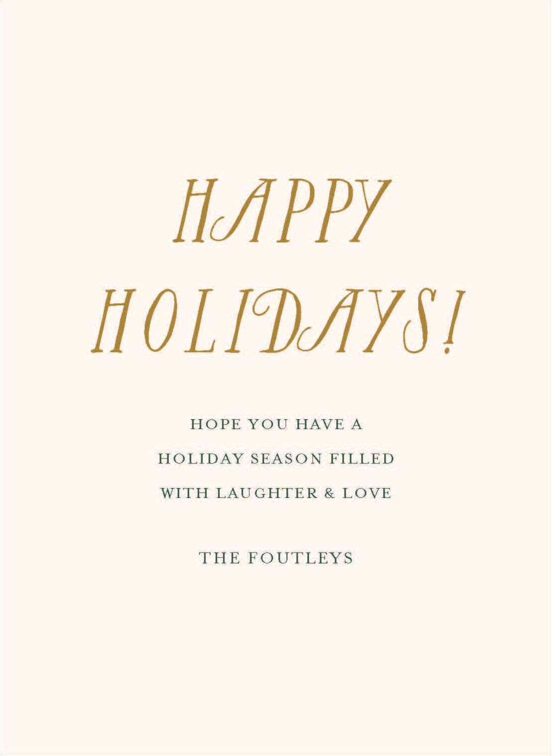 Norse Pole Holiday Photo Card A7 V FLT