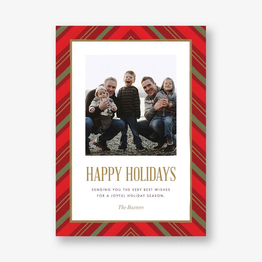 Holiday Frame Holiday Photo Card A7 V FLT