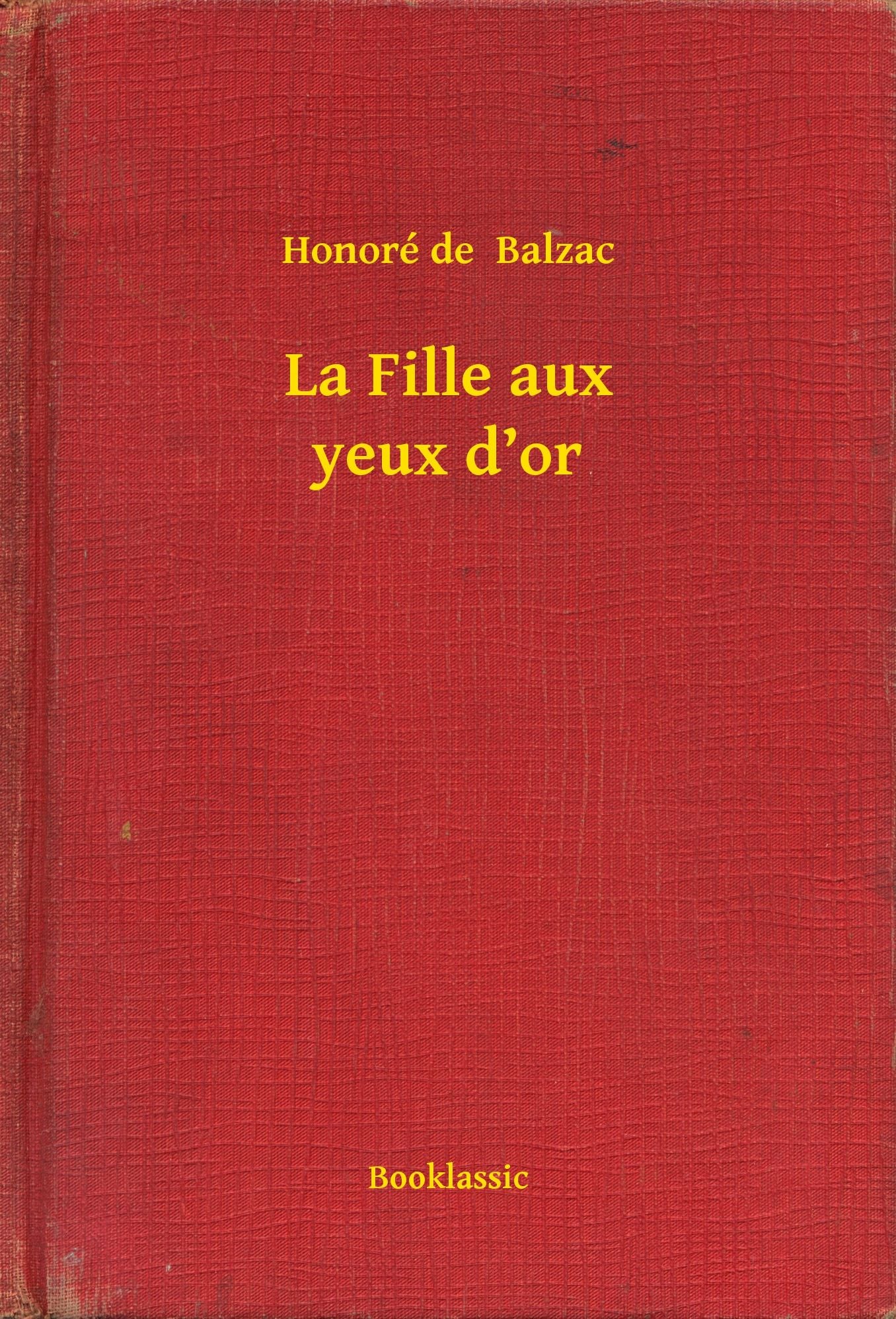 La Fille aux yeux d'or