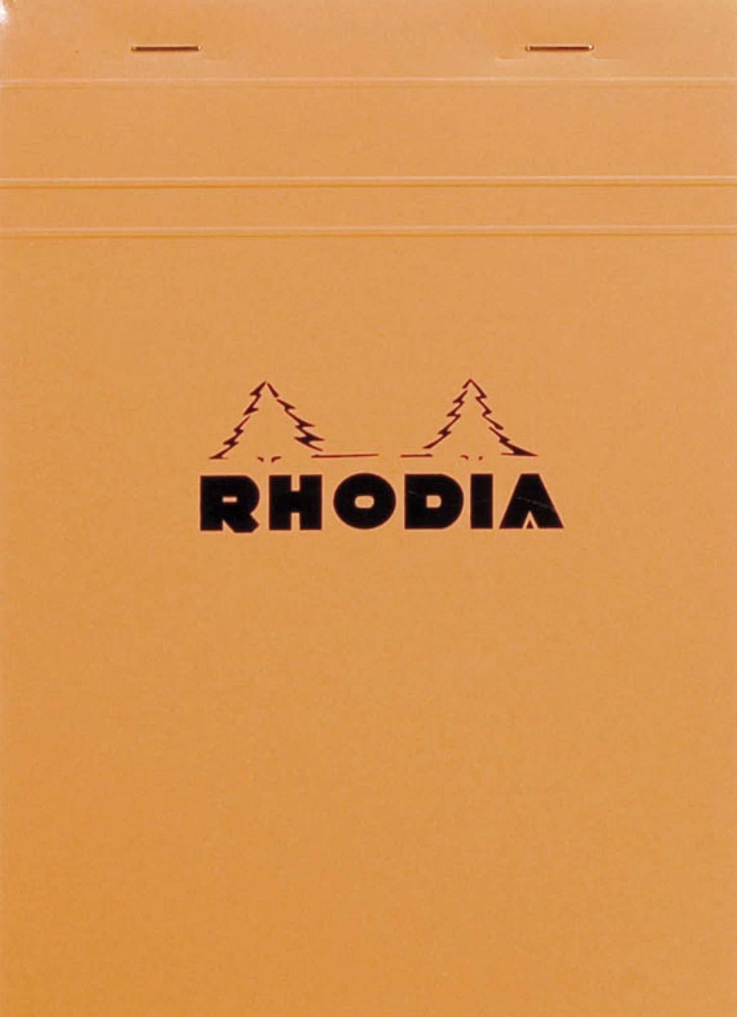 Rhodia Staplebound Notepads - Graph 80 sheets - 6 x 8 1/4 - Orange cover