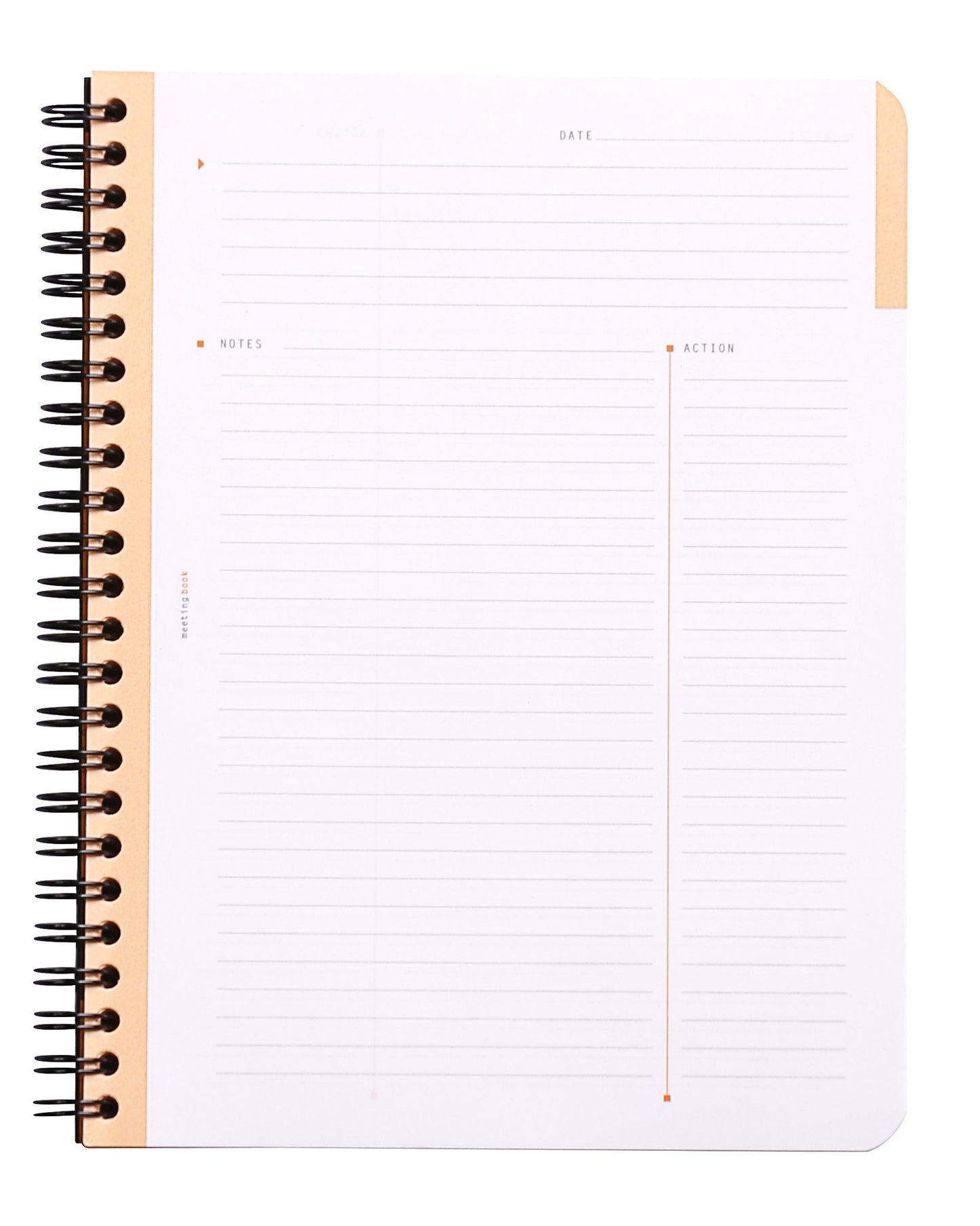 Rhodia Meeting Paper Books 80 g Paper - Lined 80 sheets - 6 1/2 x 8 1/4 - White cover