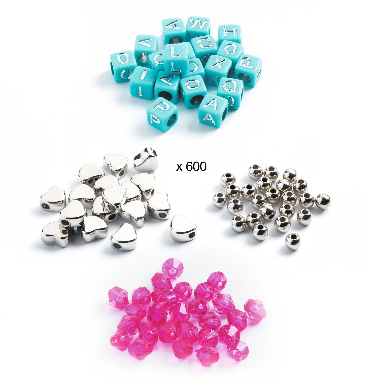 DJECO Alphabet Bead Kit - Silver