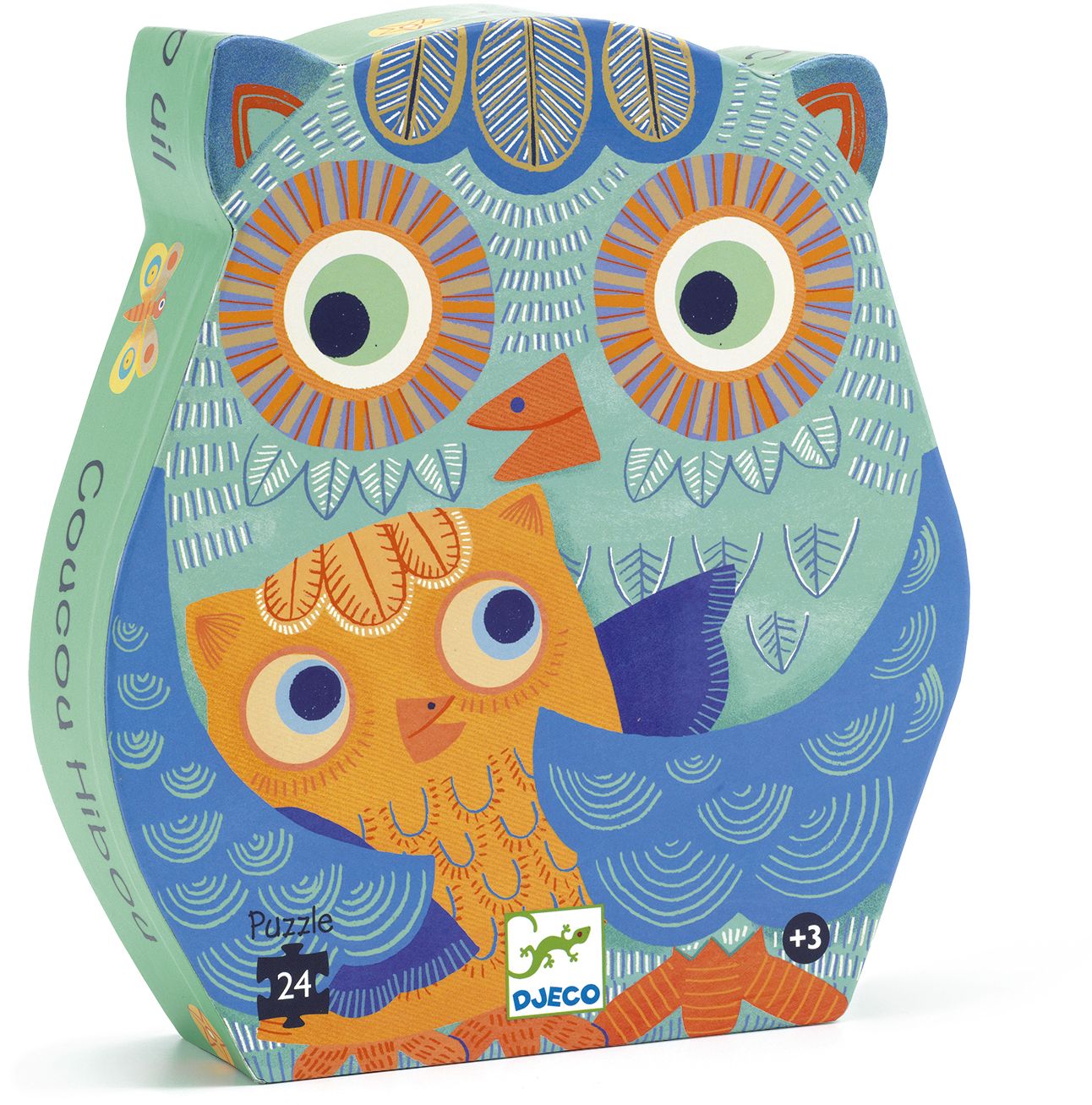 Djeco Silhouette Puzzles - Hello Owl - 24pcs