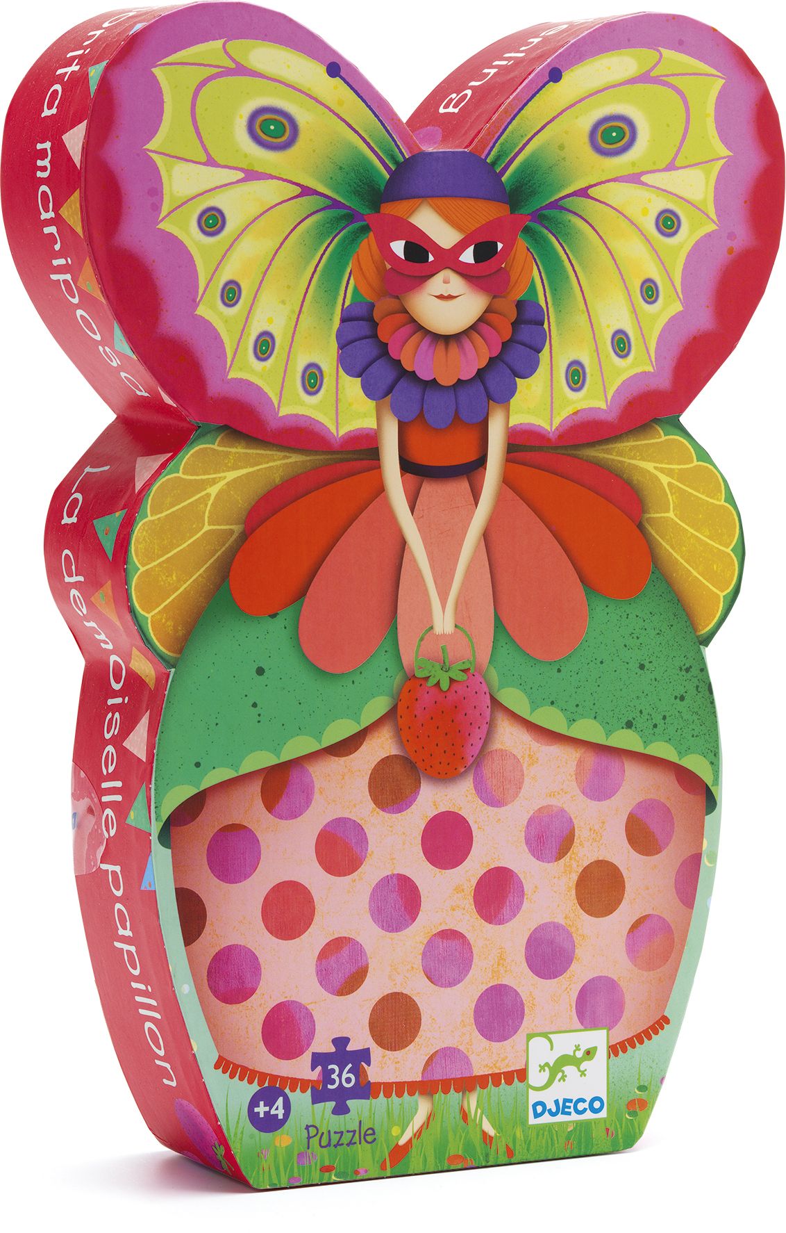 Djeco Silhouette Puzzles - The Butterfly Lady - 36pcs