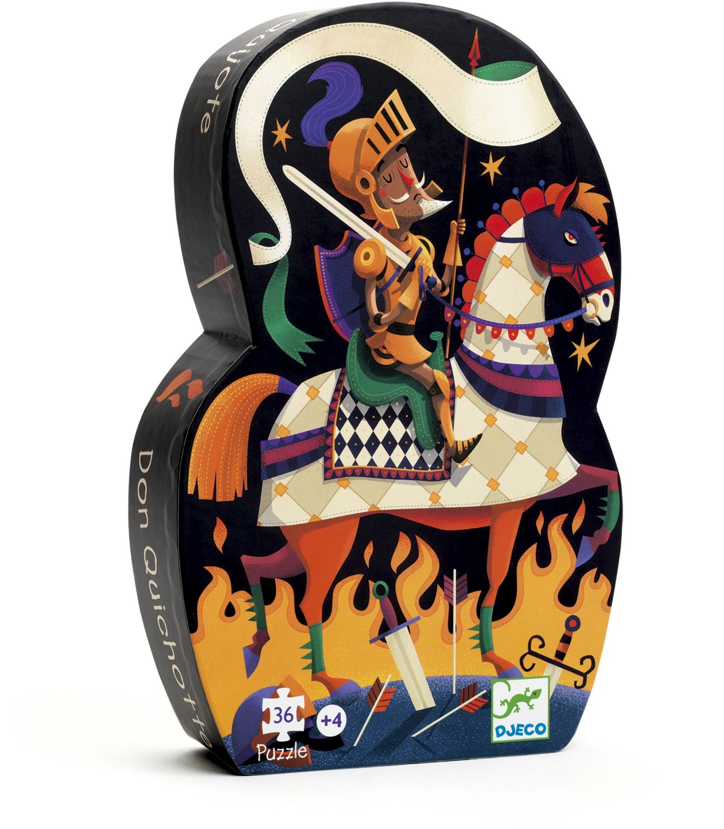 Djeco Silhouette Puzzles - Don Quixote - 36pcs