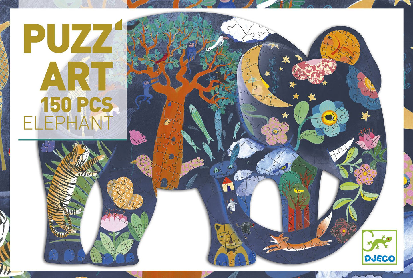Djeco Puzz'Art - Elephant - 150pcs