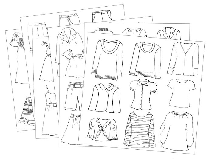 Drawing a Fashion Show