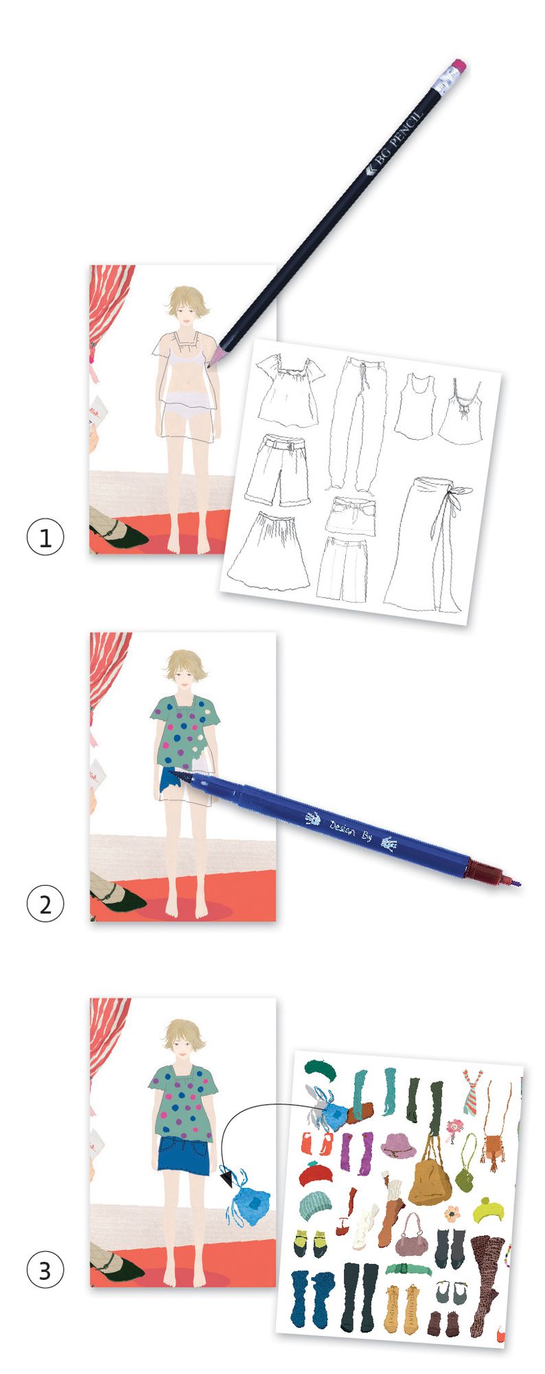 Drawing a Fashion Show