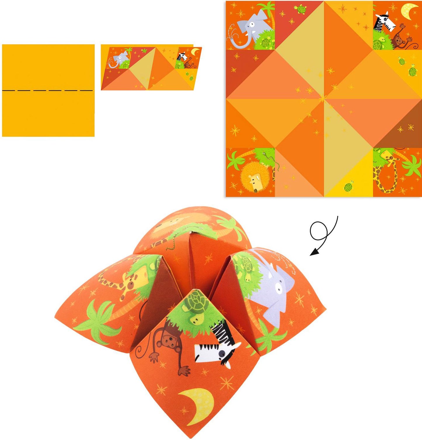 DJECO - Origami Fortune Tellers - Animals