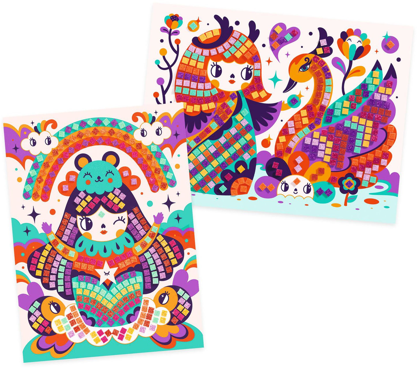 PG Mosaics Kokeshis