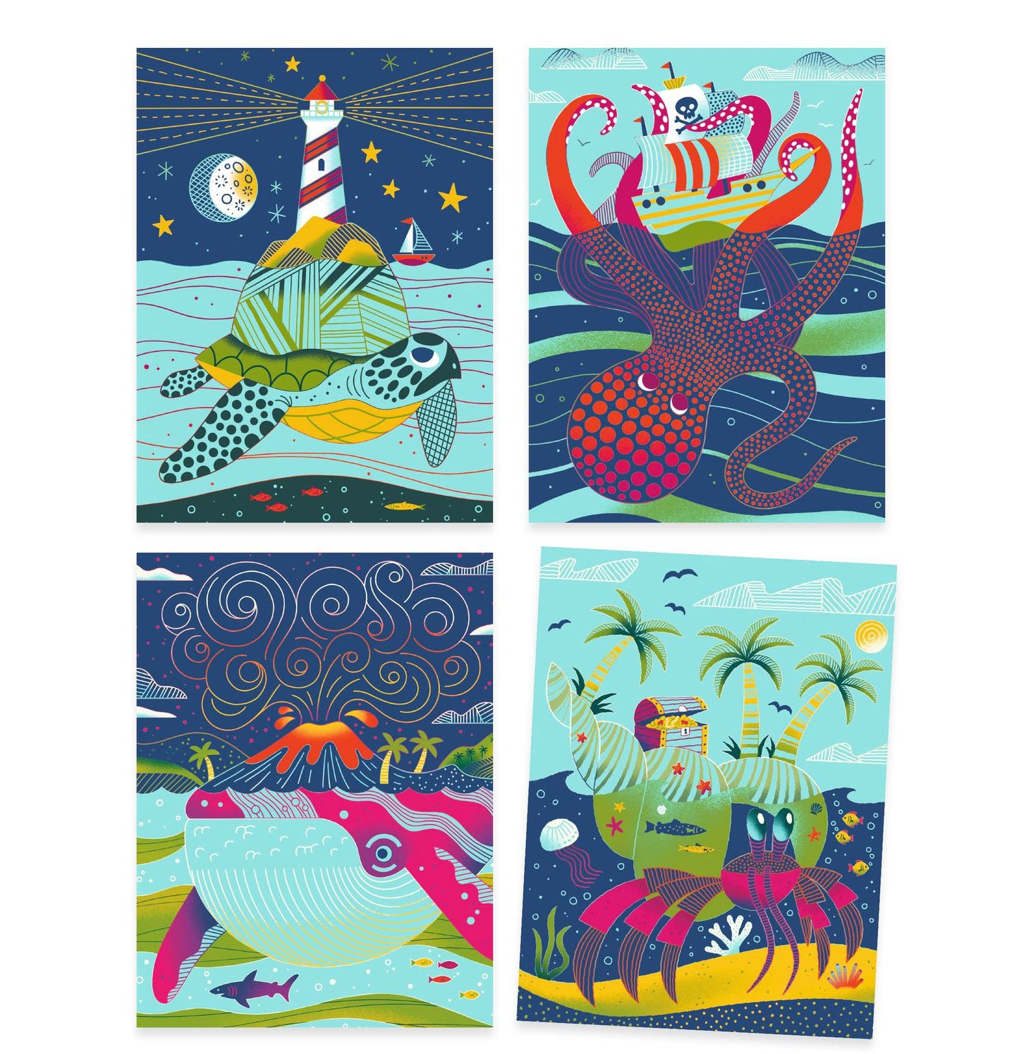 Topsy-Turvy Scratch Cards Activity