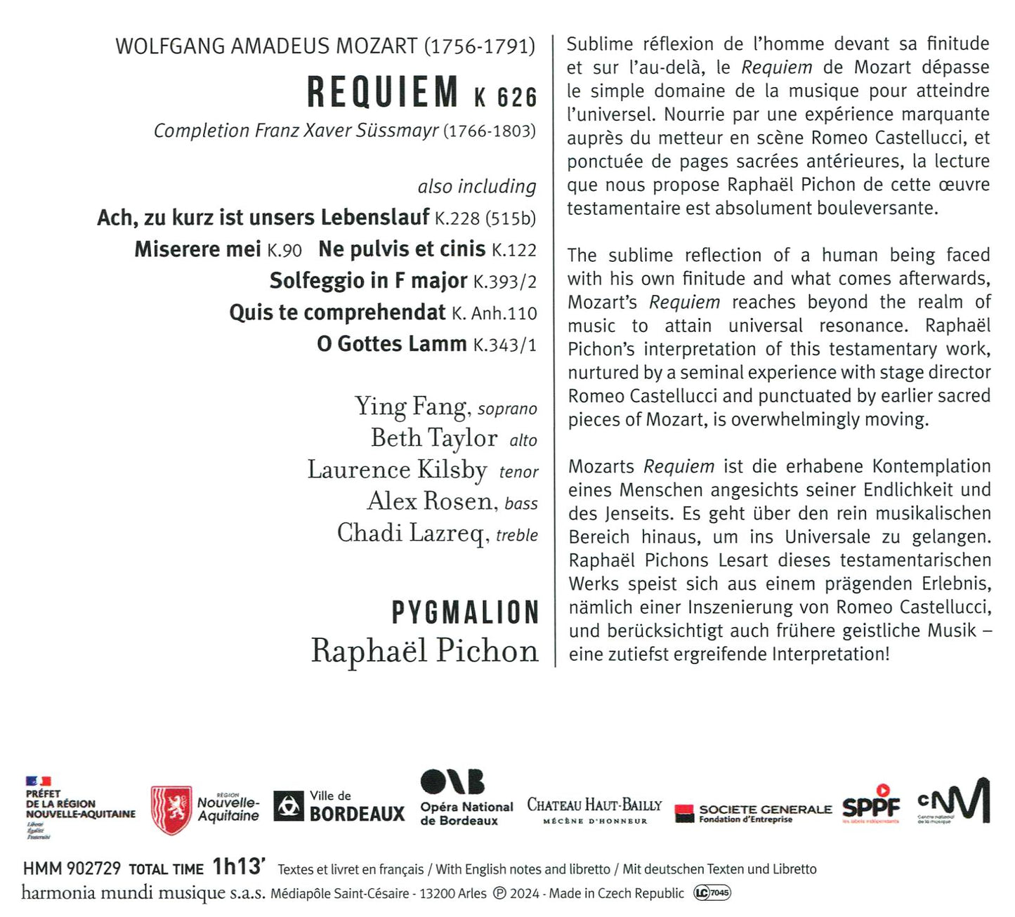 Wolfgang Amadeus Mozart: Requiem