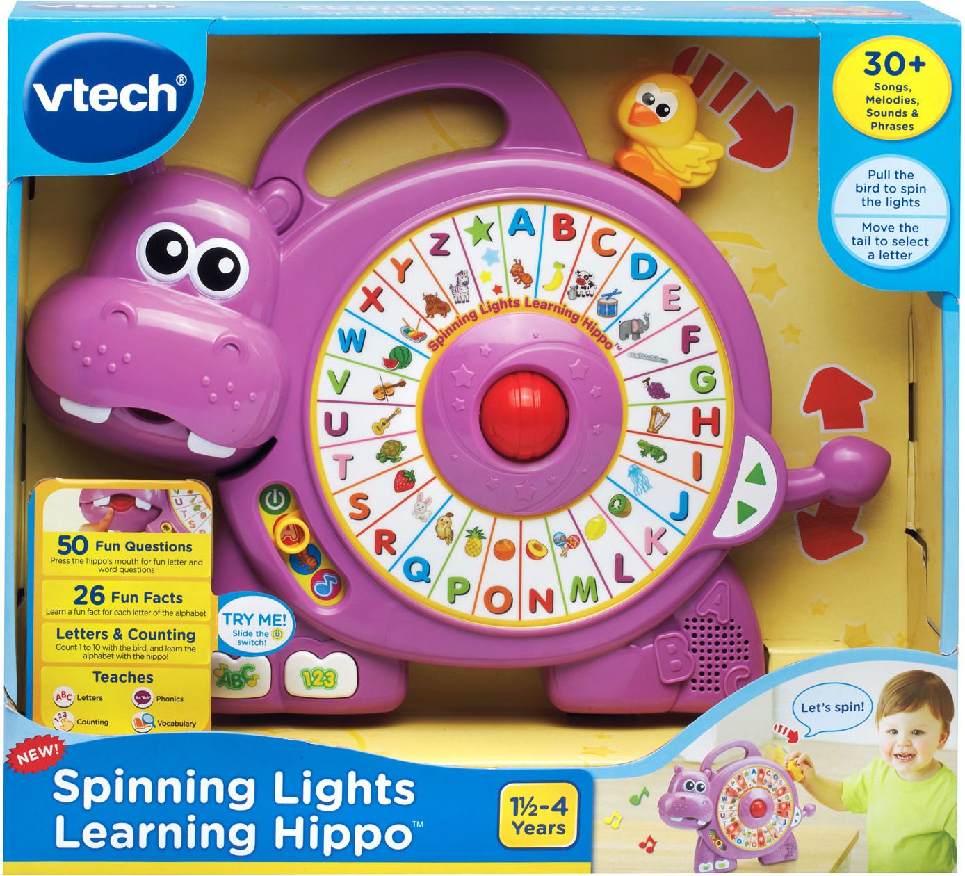 Spinning Lights Hippo