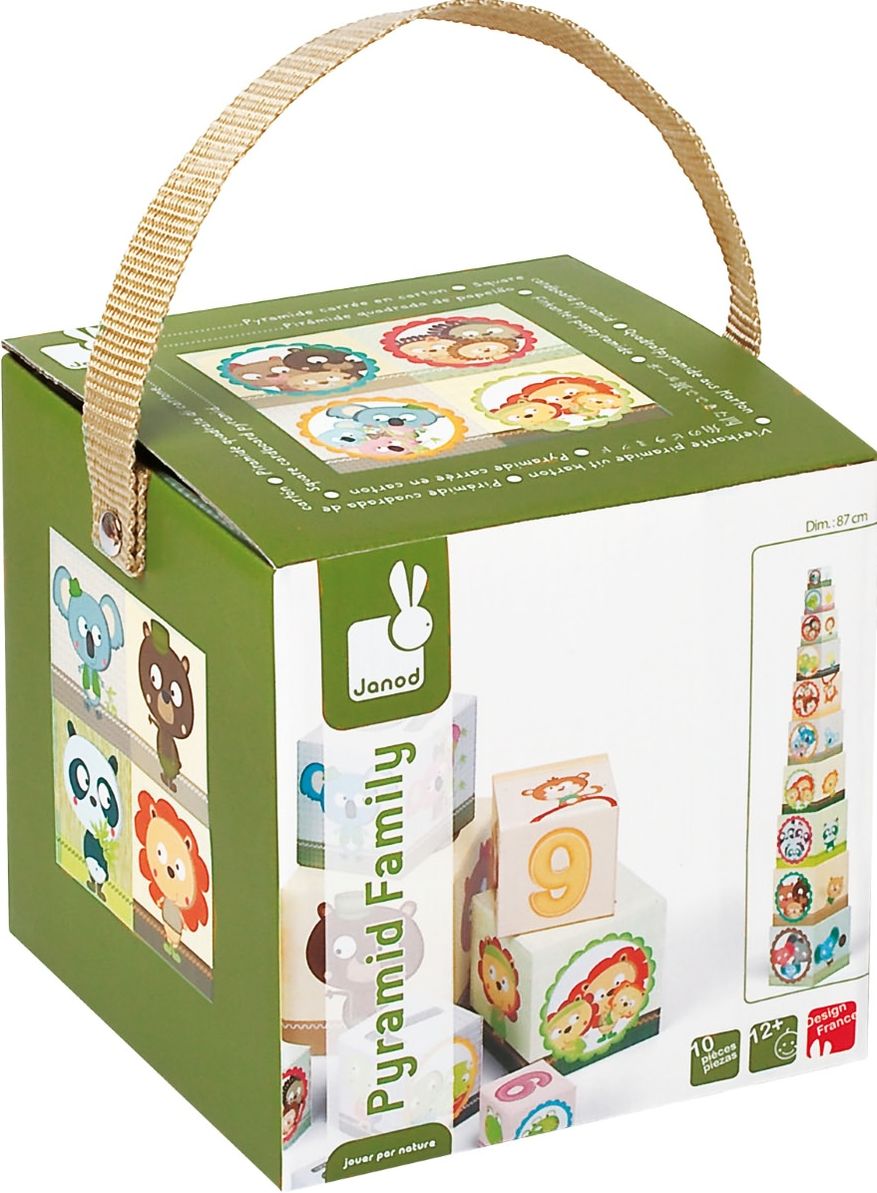 Family Portraits Square Stacking Pyramid