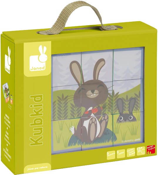 Farm Animals Kubkid 9 block set