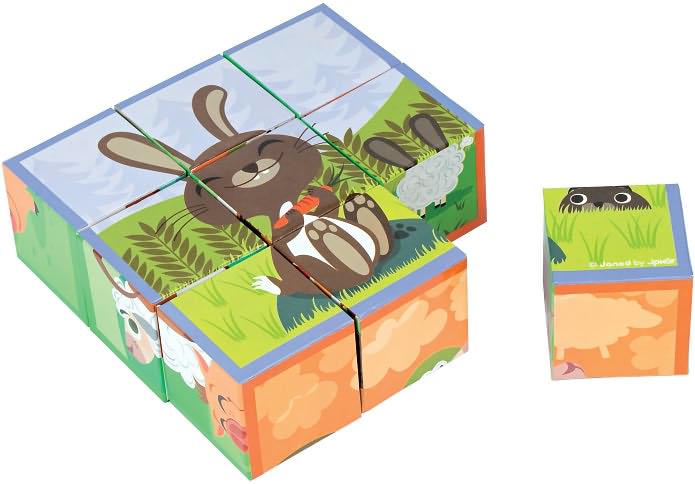 Farm Animals Kubkid 9 block set