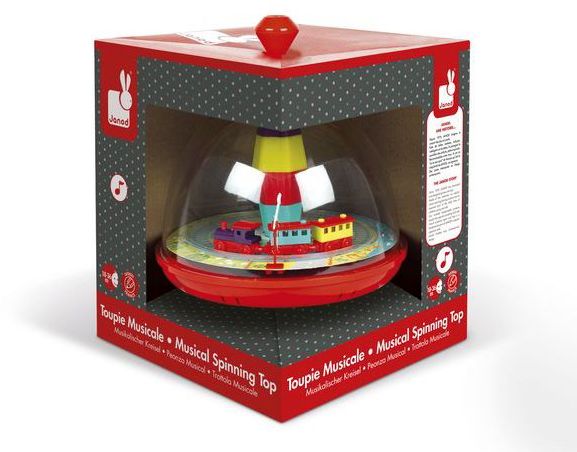 Musical Train Spinning Top