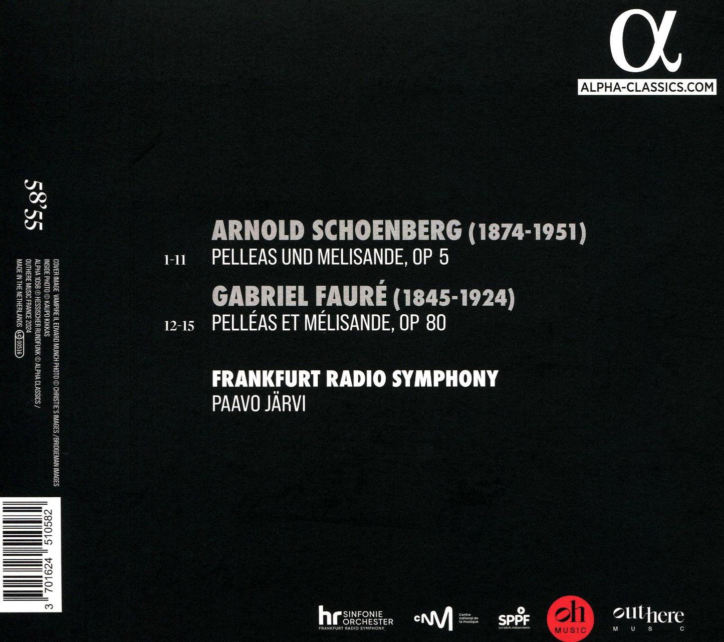 Pelleas Et Melisande (Faure / Schonberg / Frankfurt Radio Symphony)