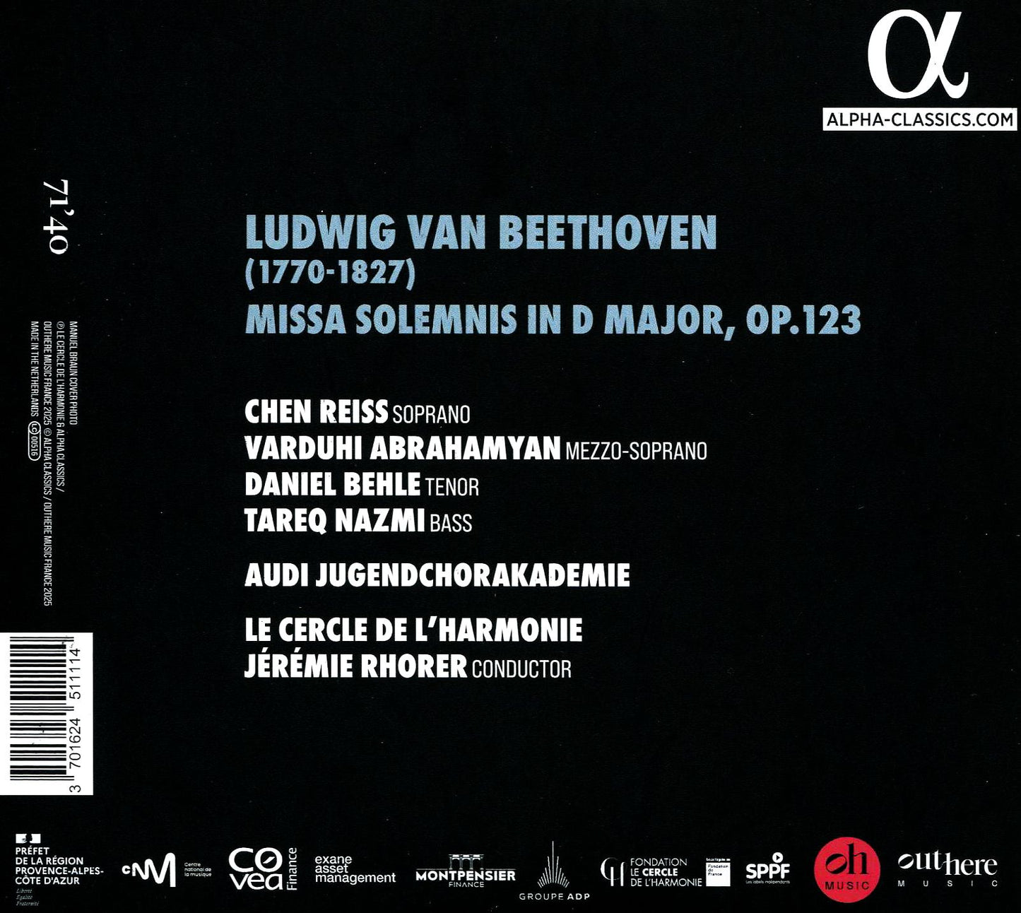 Missa Solemnis (L.V. Beethoven / Jugendchorakademie / Nazmi)