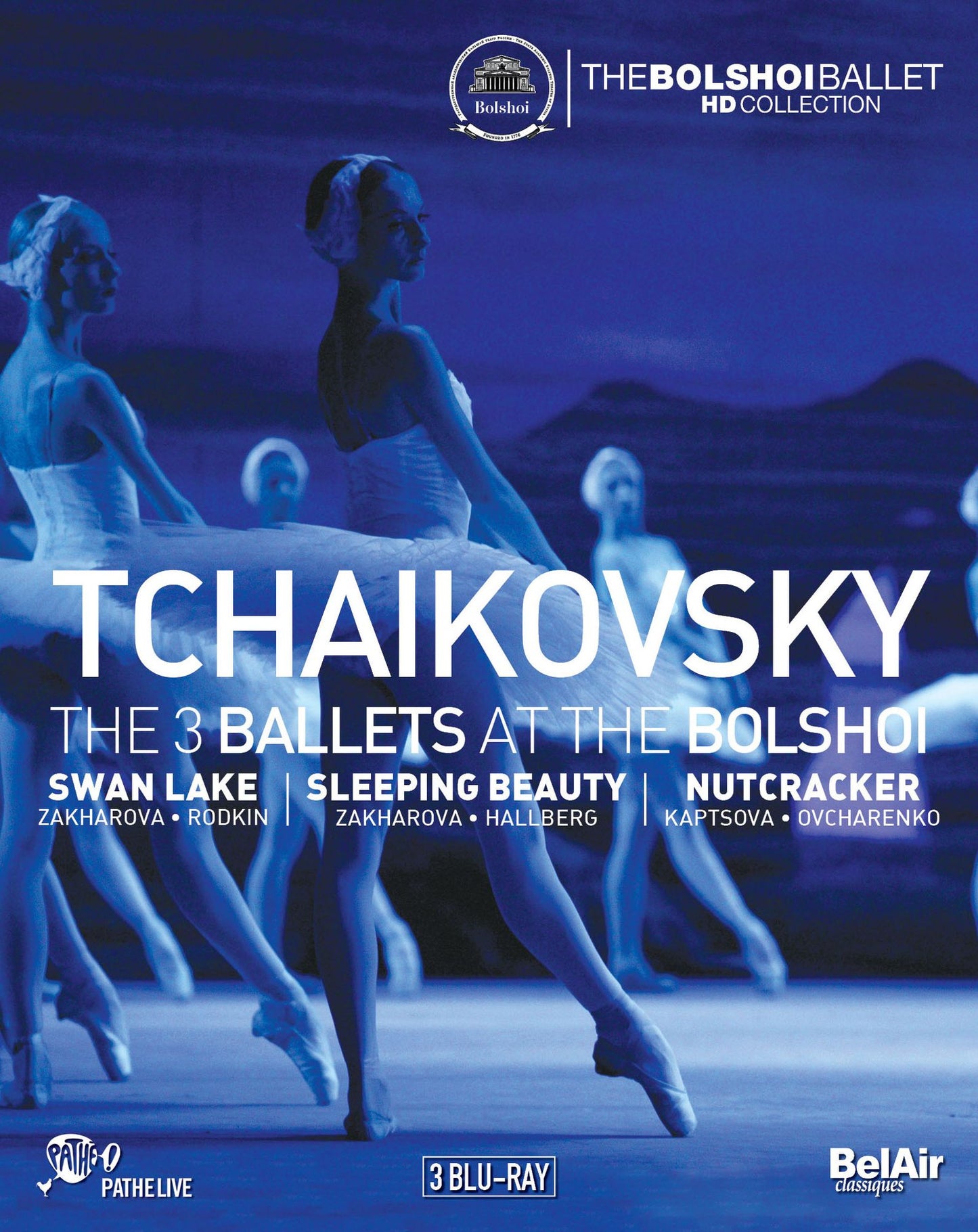 Tchaikovsky: The 3 Ballets at the Bolshoi: Swan Lake/Sleeping Beauty/Nutcracker [Blu-ray] [3 Discs]