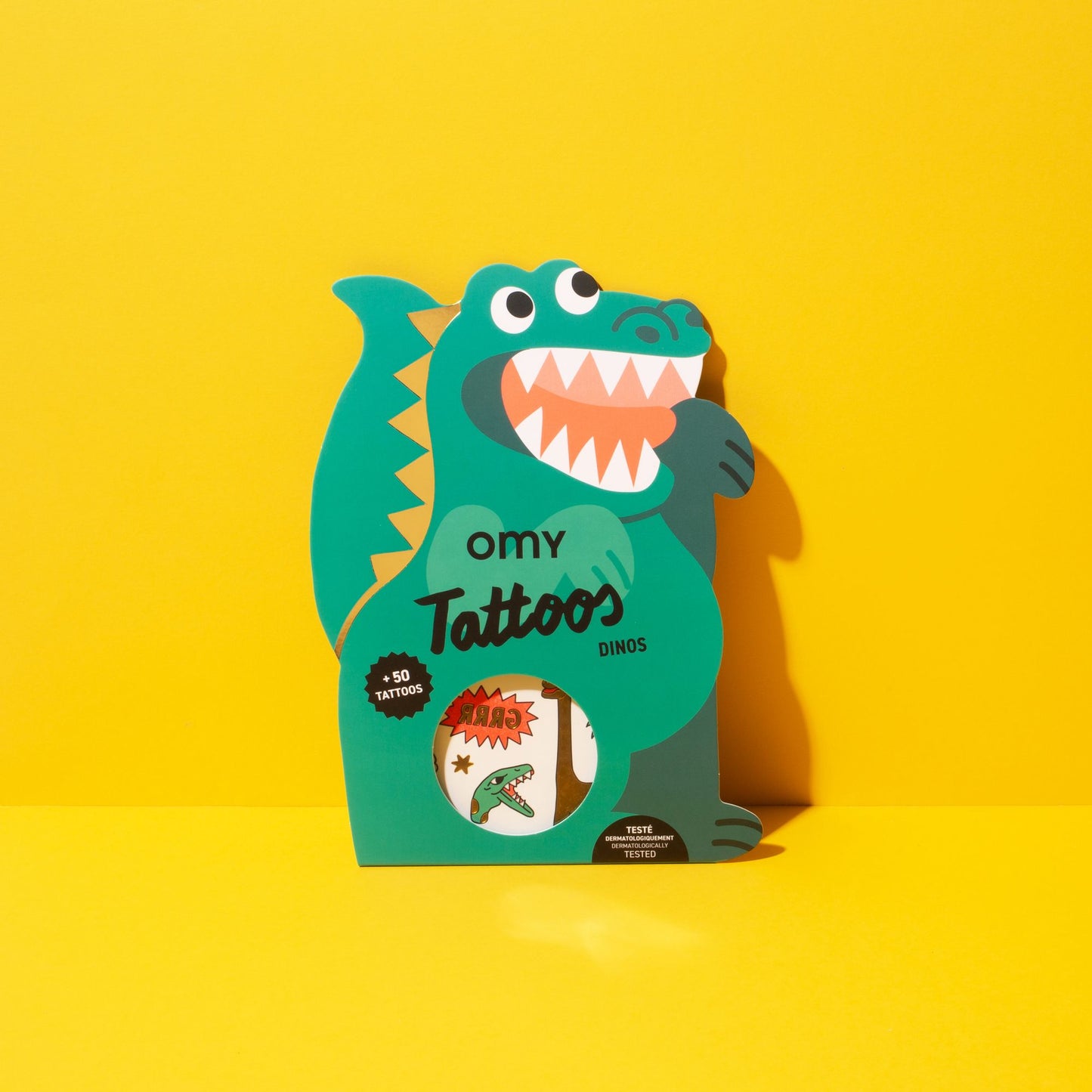 Dino temporaty tattoos