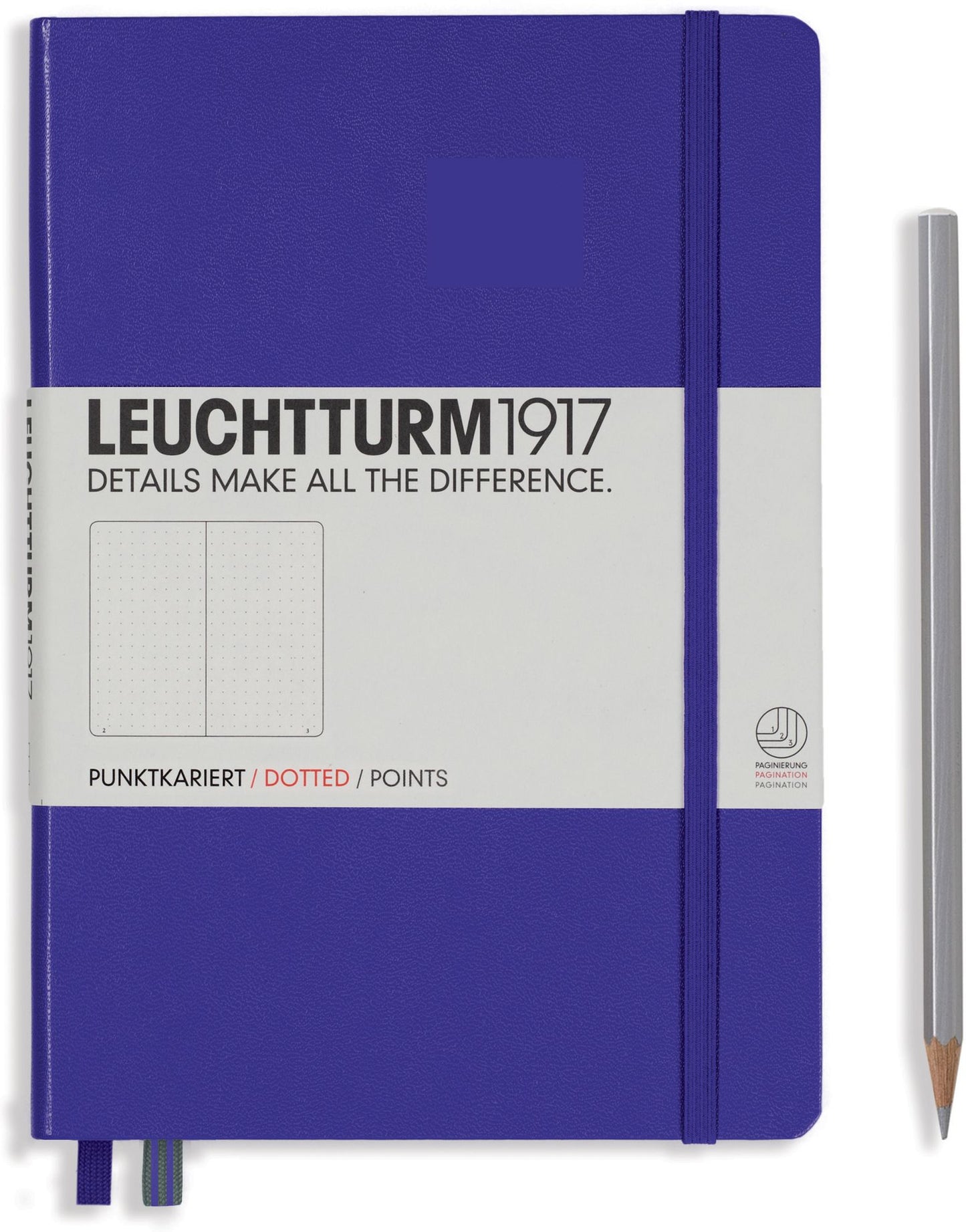 Leuchtturm1917, Purple, A5 Size Notebook, Dotted