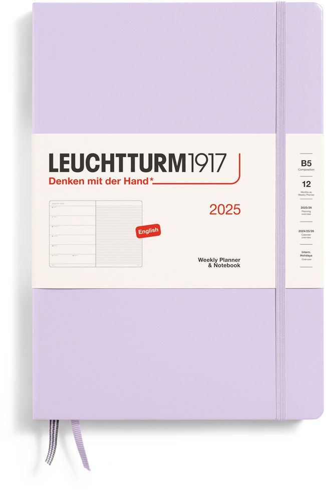 2025 Lilac, Weekly Planner & Notebook Composition (B5)