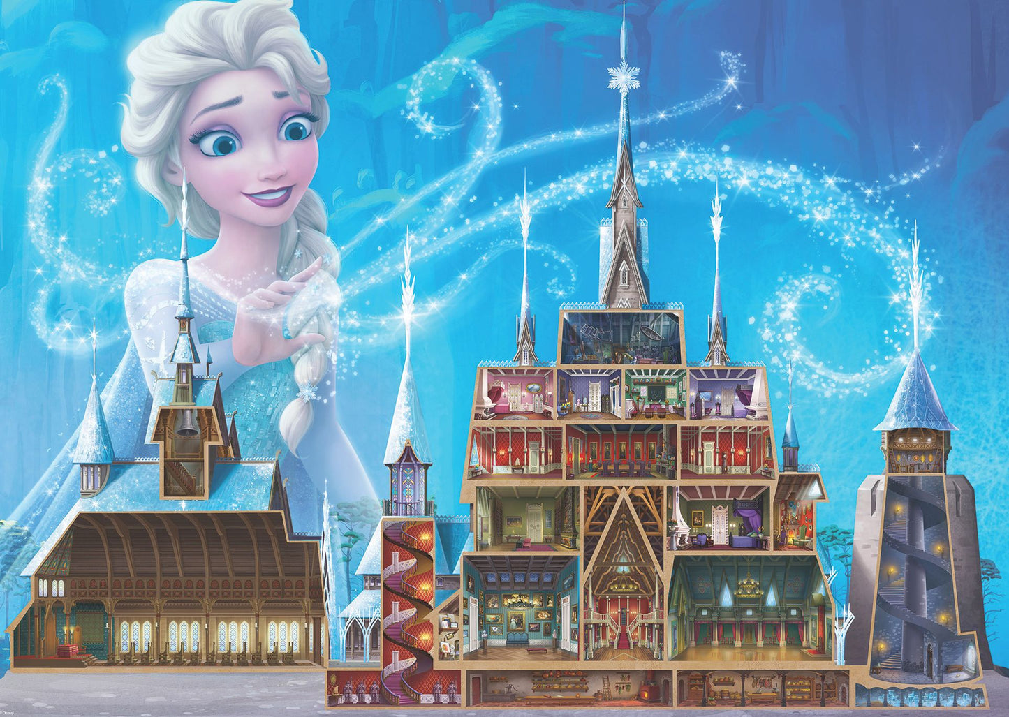 Disney Castles: Elsa 1000 Piece Puzzle
