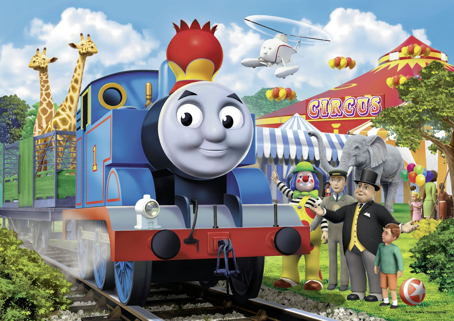 Thomas & Friends - Circus Fun 24 Piece Floor Puzzle in a Suitcase Box