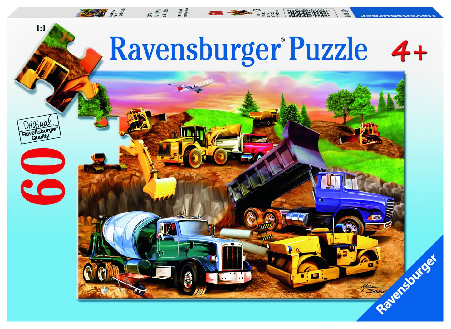 Construction Crowd - 60 piece puzzle