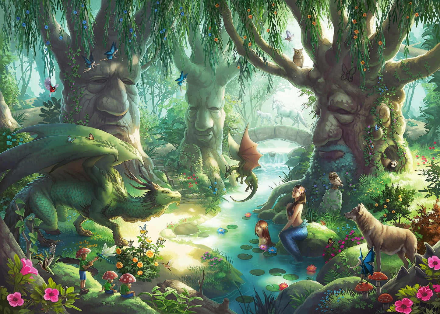 Kids ESCAPE: Whispering Woods 368 pc puzzle